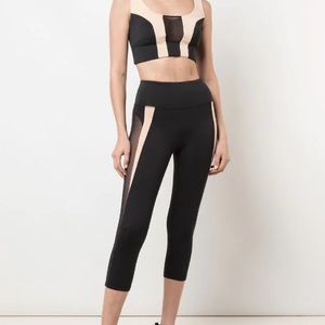 Kiki de Montparnasse Contrast-panel Cropped Top
